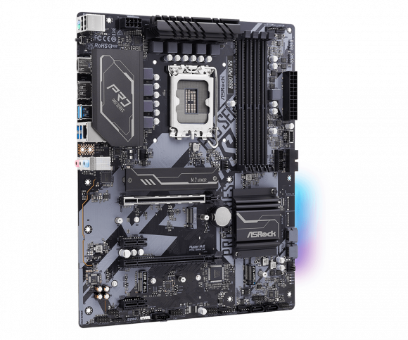 Материнская плата Asrock B660 PRO RS, INTEL B660/4DDR4/4SATA3, LGA 1700