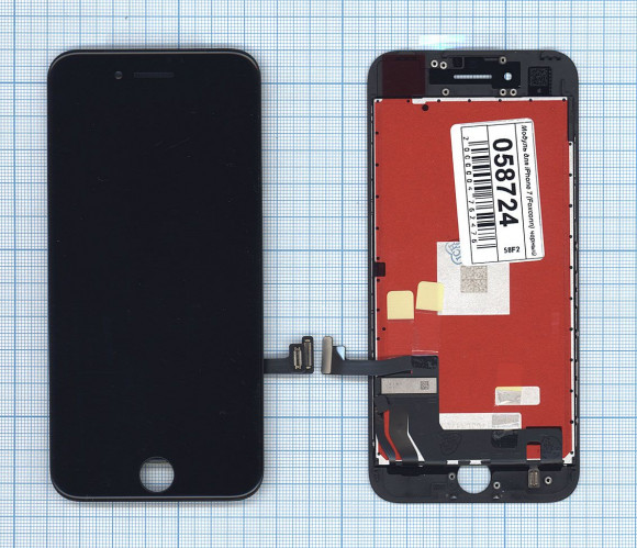 Дисплей для Apple iPhone 7 в сборе с тачскрином (Foxconn), черный Дисплей для Apple iPhone 7 в сборе с тачскрином (Foxconn), черный