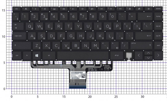Клавиатура для ноутбука HP Envy 14-EB черная