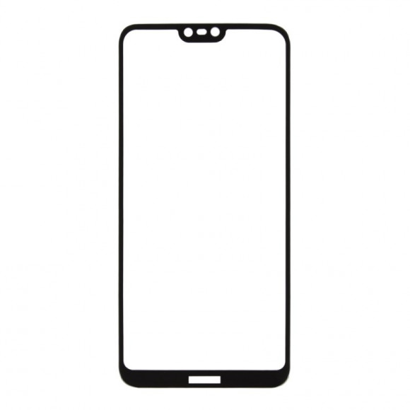 Защитное стекло с рамкой "LP" для Nokia X6 Tempered Glass 0.33 мм 9H, черное