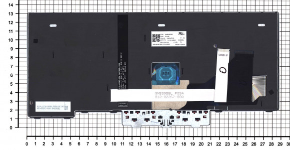 Клавиатура для ноутбука Lenovo ThinkPad L14 gen 1, 2, черная с подсветкой