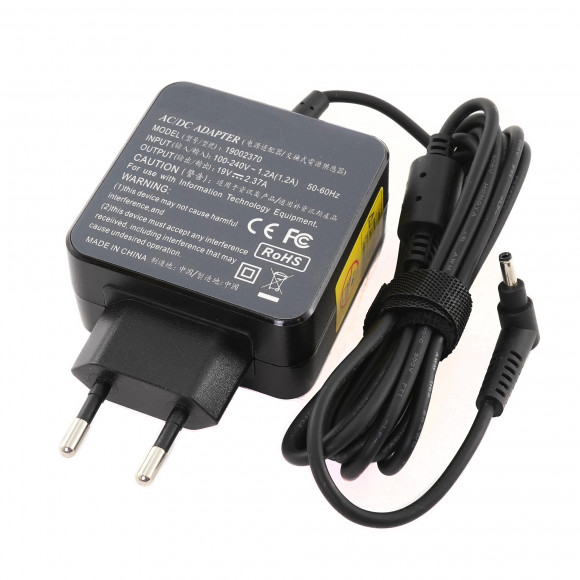 Зарядка для ноутбука Asus 19V 2.37A (45W) 3x1.1мм (квадратная) вилка в центре
