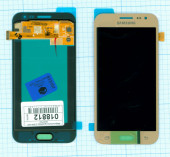 Дисплей для Samsung Galaxy J2 SM-J200 золотой