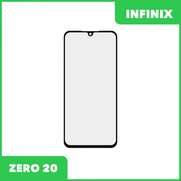 Стекло + OCA пленка для переклейки Infinix ZERO 20 (черный)
