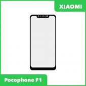Стекло для переклейки дисплея Xiaomi Pocophone F1, черный Стекло для переклейки дисплея Xiaomi Pocophone F1, черный