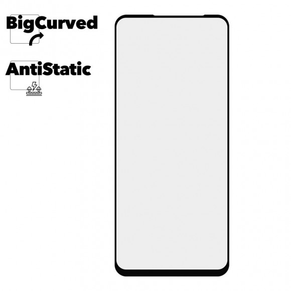 Защитное стекло для Realme 8i Super max Anti-static big curved glass