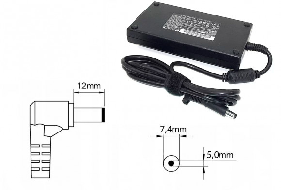 Оригинальная зарядка (блок питания) для ноутбуков Hp Compaq ZBook, 200W, штекер 7.4x5.5мм