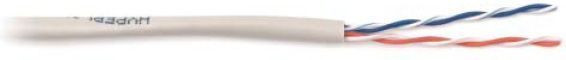 UUTP2-C5-P24-IN-LSZH-GY-500 (500 м) Кабель витая пара, неэкранированная U/UTP, категория 5, 2 пары (24 AWG), многожильный (patсh), LSZH, нг(A)-HF, -20
