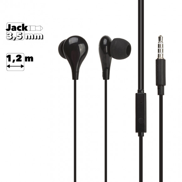 Гарнитура Borofone BM24 Milo Universal Earphones With Mic, черная