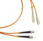 Патч-корд оптический TWT SC-ST, duplex, 50/125, 1m, TWT-2SC-2ST/1-M50