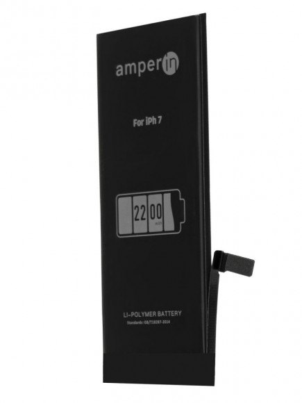 Аккумулятор Amperin для телефона Apple iPhone 7, 3.8В, 2200мАч Аккумулятор Amperin для телефона Apple iPhone 7, 3.8В, 2200мАч