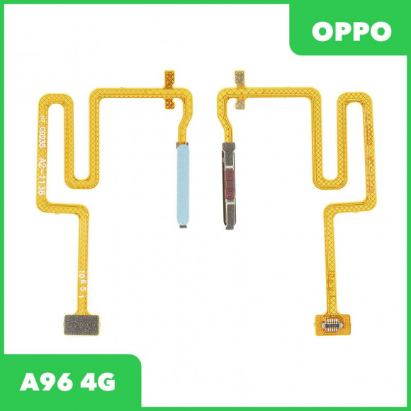 Сканер отпечатка пальца для OPPO A96 4G (CPH2333) (голубой)