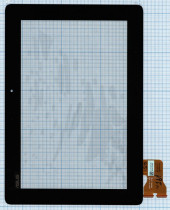 Сенсорное стекло (тачскрин) для Asus MeMO Pad Smart 10 (ME301, ME301T) 5280N FPC-1 rev 4, черное