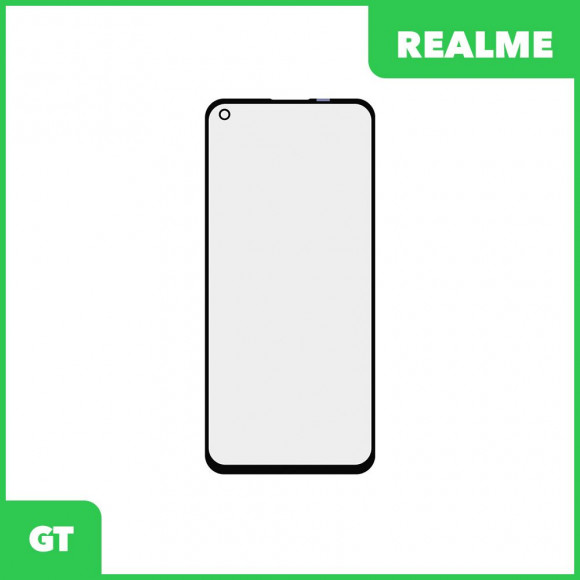 Стекло для переклейки дисплея Realme GT, черный