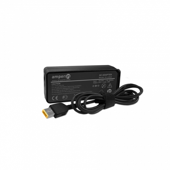 Блок питания (зарядное) Amperin AI-LI65A, для ноутбука Lenovo G400, G500, 20В, 3.25A, 65Вт