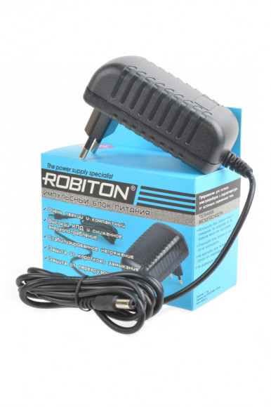 Блок питания ROBITON IR12-2250S 12В, 2.25А, 5.5x2.5мм