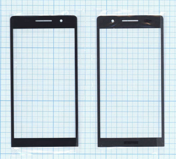 Стекло для Huawei Ascend P6, черный