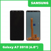 Дисплей для Samsung Galaxy A7 SM-A750 в сборе GH96-12078A без рамки (черный) 100% оригинал