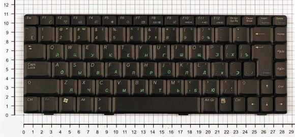 Клавиатура для ноутбука Asus W5, W6, W7 Клавиатура для ноутбука Asus W5, W6, W7