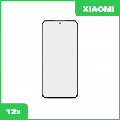 Стекло + OCA пленка для переклейки Xiaomi 12x (черный)
