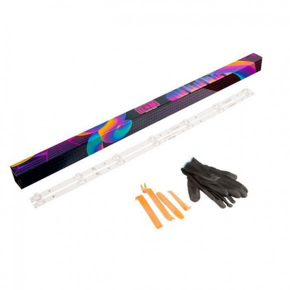 Светодиодная подсветка для телевизоров 32" в сервисном наборе CC02320D570V12, 3356218C06 (320L 32E9 7S1P 2X7) ZeepDeep LED (комплект, 2 шт)