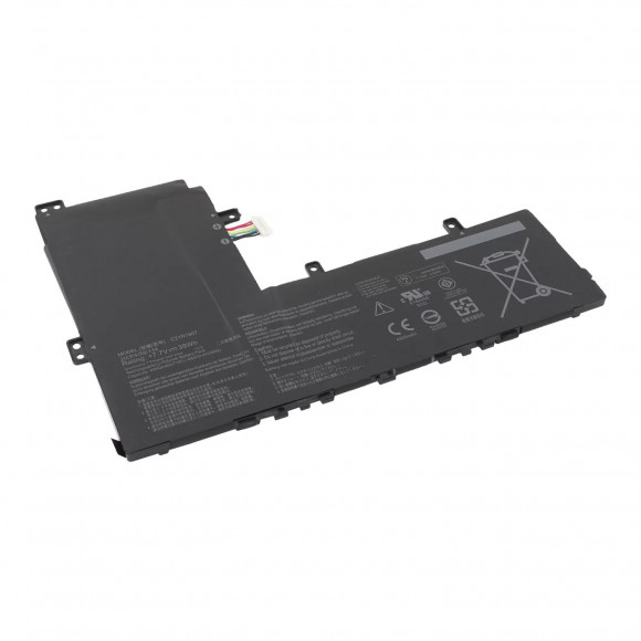Аккумулятор для Asus (C21N1807) VivoBook E203NA, ChromeBook C223NA, 38Wh, 4940mAh, 7.7V