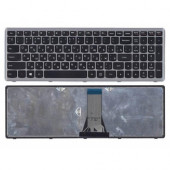 Клавиатура для ноутбука LENOVO G500S G505S S510 Z510 S500 Z505 черная в серой рамке РУССКАЯ РАСКЛАДКА Клавиатура для ноутбука LENOVO G500S G505S S510 Z510 S500 Z505 черная в серой рамке РУССКАЯ РАСКЛАДКА