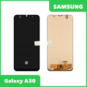 LCD дисплей для Samsung Galaxy A30 SM-A305 в сборе с тачскрином OLED (черный) LCD дисплей для Samsung Galaxy A30 SM-A305 в сборе с тачскрином OLED (черный)