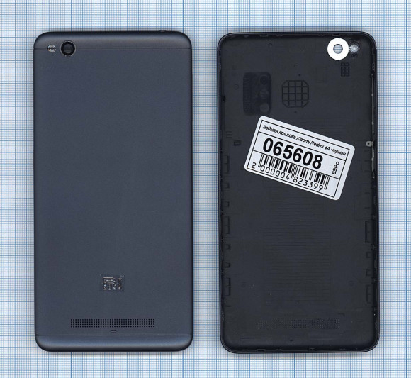 Задняя крышка корпуса для Xiaomi Redmi 4A, черная