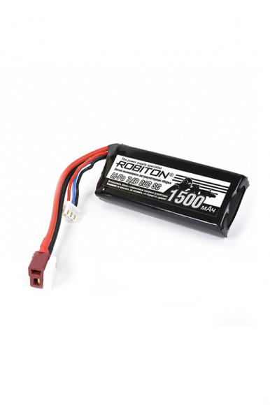 Аккумуляторная сборка Robiton LP-STB2-1500 Li-pol 7.4В 1500мАч, 1 штука