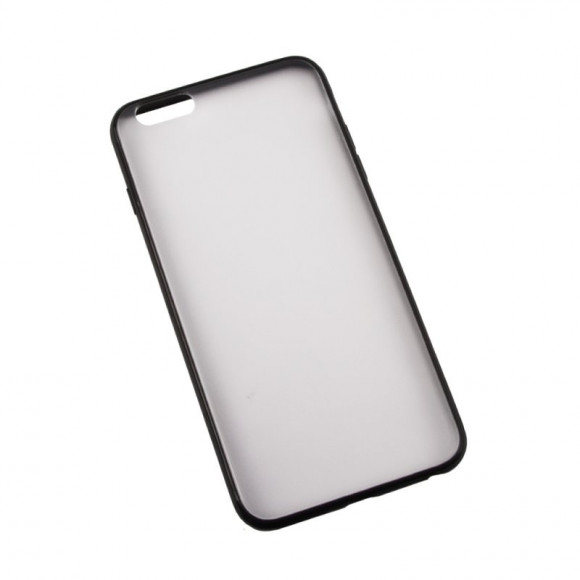 Защитная крышка "LP" для Apple iPhone 6 Plus, 6S Plus (черная, матовая задняя часть) (коробка)