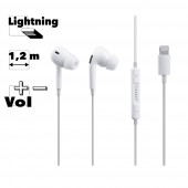 Гарнитура Earldom ET-E33 Lightninhg 1.2м вставная, белая