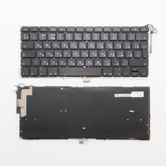 Клавиатура для ноутбука Apple A1304, A1237 черная, Г-образный Enter