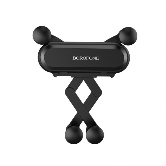 Авто-держатель BOROFONE BH19 Eddie гравитационный в дефлектор (черный)