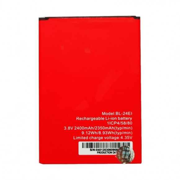 Аккумулятор для телефона Itel A46, A44, it1508, S13 (BL-24EI) (2350mAh), OEM