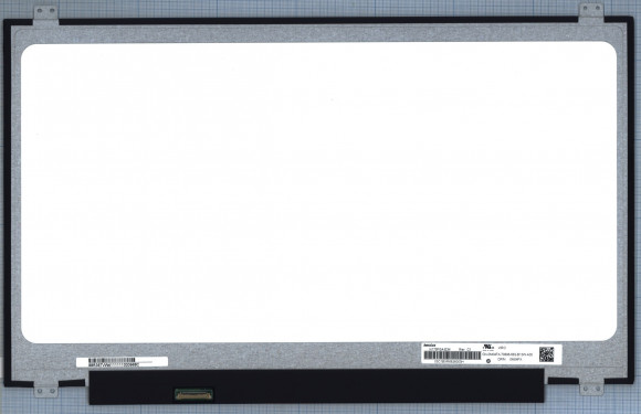 Матрица N173FGA-E34 rev.C1, 17.3", 1600x900 (HD+), 30 pin, светодиодная (LED), Slim (тонкая), матовая, уши вверх/вниз