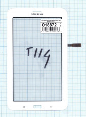Сенсорное стекло (тачскрин) для Samsung Galaxy Tab 3 Lite 7.0 SM-T114, белое Сенсорное стекло (тачскрин) для Samsung Galaxy Tab 3 Lite 7.0 SM-T114, белое