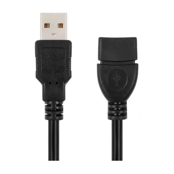 Удлинитель CAB44 USB 2.0 (M) - USB 2.0 (F) 3м, черный (Vixion)
