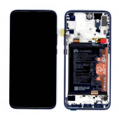 Дисплей для Huawei Honor 9X Pro в сборе с тачскрином, панелью и аккумулятором (SP 02353HAD) синий