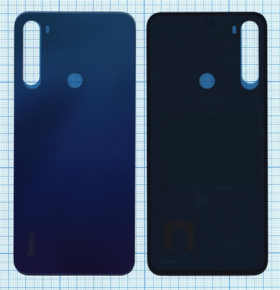Задняя крышка корпуса для Xiaomi Redmi Note 8, синяя