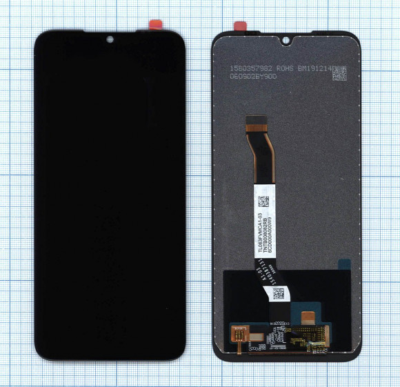 Дисплей для Xiaomi Redmi Note 8T (orig lcd) черный