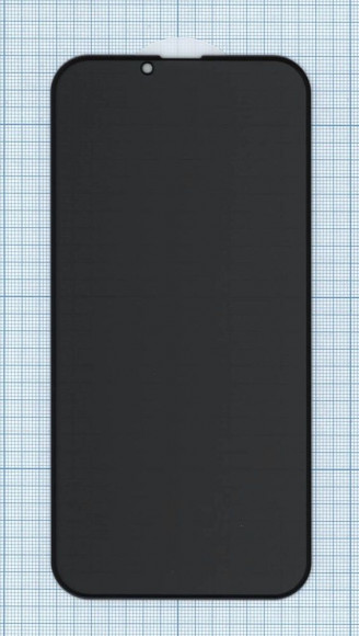 Защитное стекло Privacy "Анти-шпион" для Apple iPhone 14 Plus черное