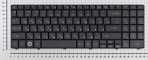 Клавиатура для ноутбука Acer Aspire 5516, 5517 eMachines G525, G420, G430, G630, E625, черная