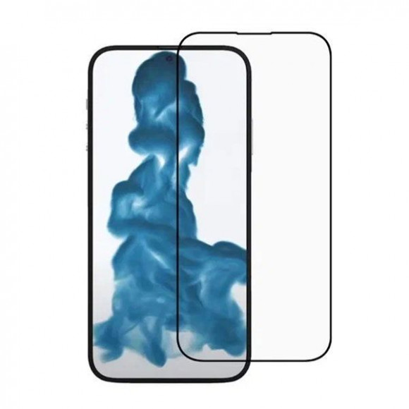 Защитное стекло 3D для iPhone 14 Pro (черный) (VIXION)