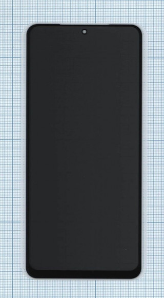 Защитное стекло Privacy "Анти-шпион" для Xiaomi Redmi Note 11S черное