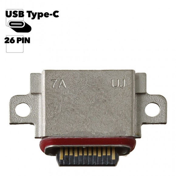 Системный разъем (разъем зарядки) для Type-C для Samsung Galaxy S10e (G970F), S10 (G973F), S10 Plus (G975F)