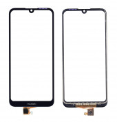 Сенсорное стекло (тачскрин) для Huawei Y6 2019, черный