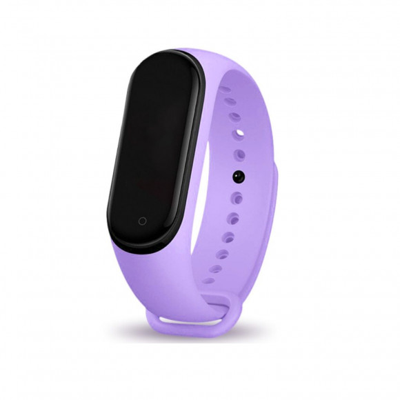 Ремешок для Xiaomi Band 3, 4 Sport силикон (лаванда)