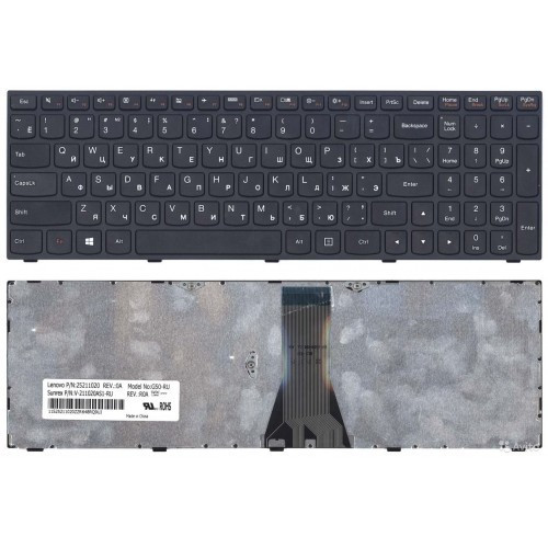 Клавиатура для ноутбука LENOVO G50-70 Z50 70 Z50-70 Z50-75 РУССКАЯ РАСКЛАДКА