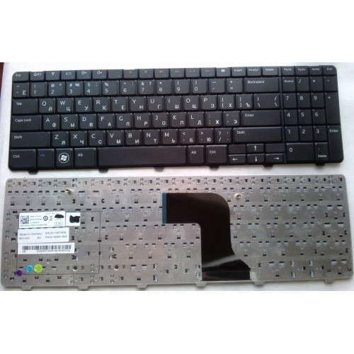 Клавиатура для ноутбука DELL INSPIRON 15R M5010, N5010 черная РУССКАЯ РАСКЛАДКА
